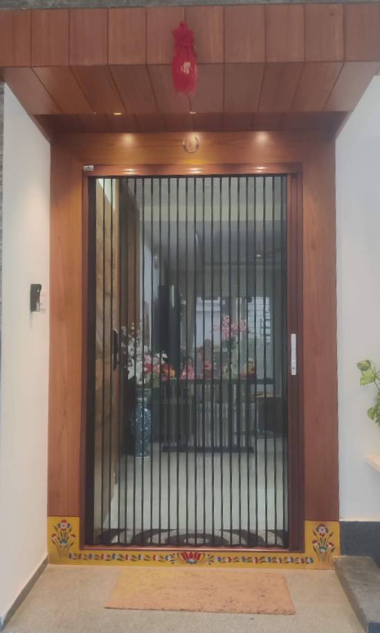 Pleated Mosquito Screen for Double Doors
