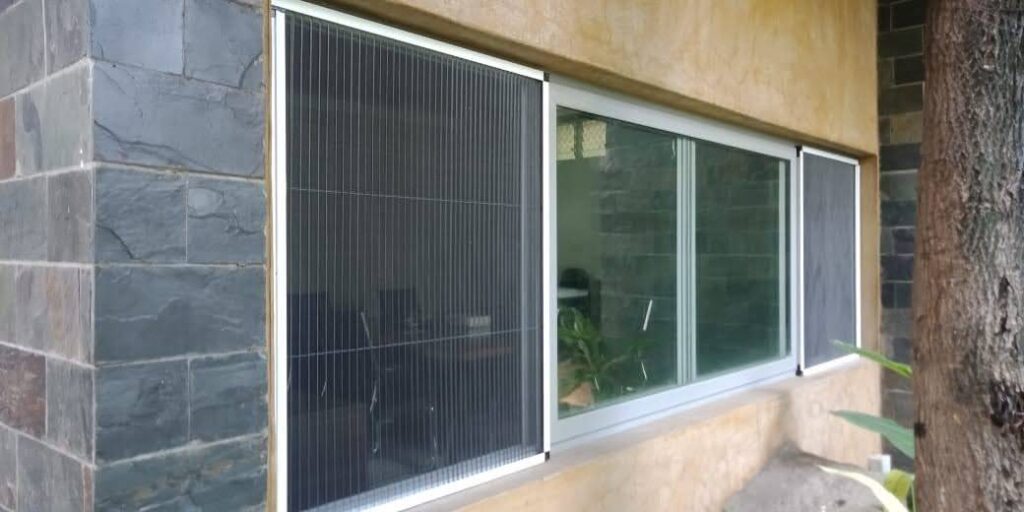 pleated mosquito screens