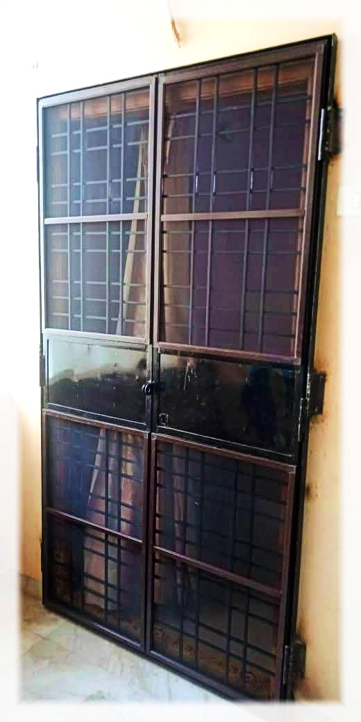 Security Door with Mosquito Screen
