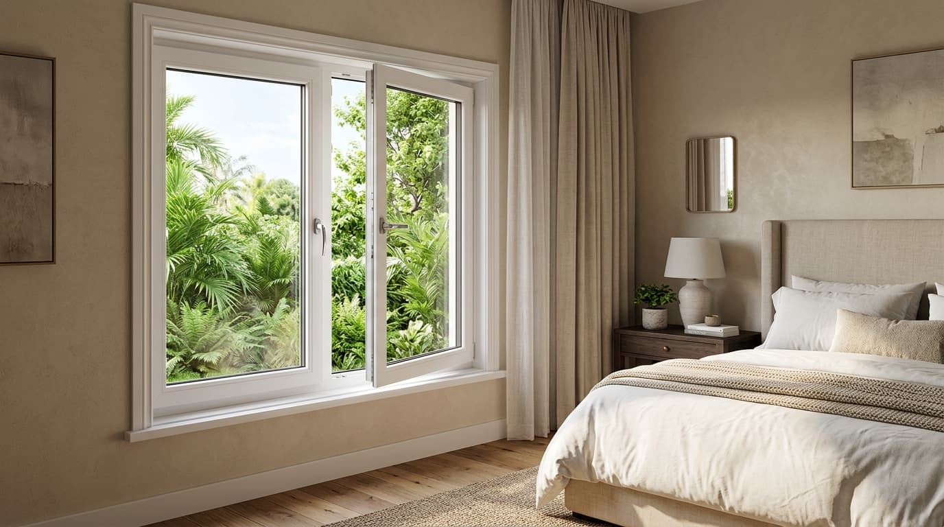 uPVC vs Aluminum windows Hyderabad thermal performance comparison diagram