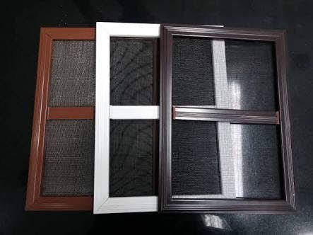 White, Brown, and Honey Gold Aluminum Frames for Mosquito Doors