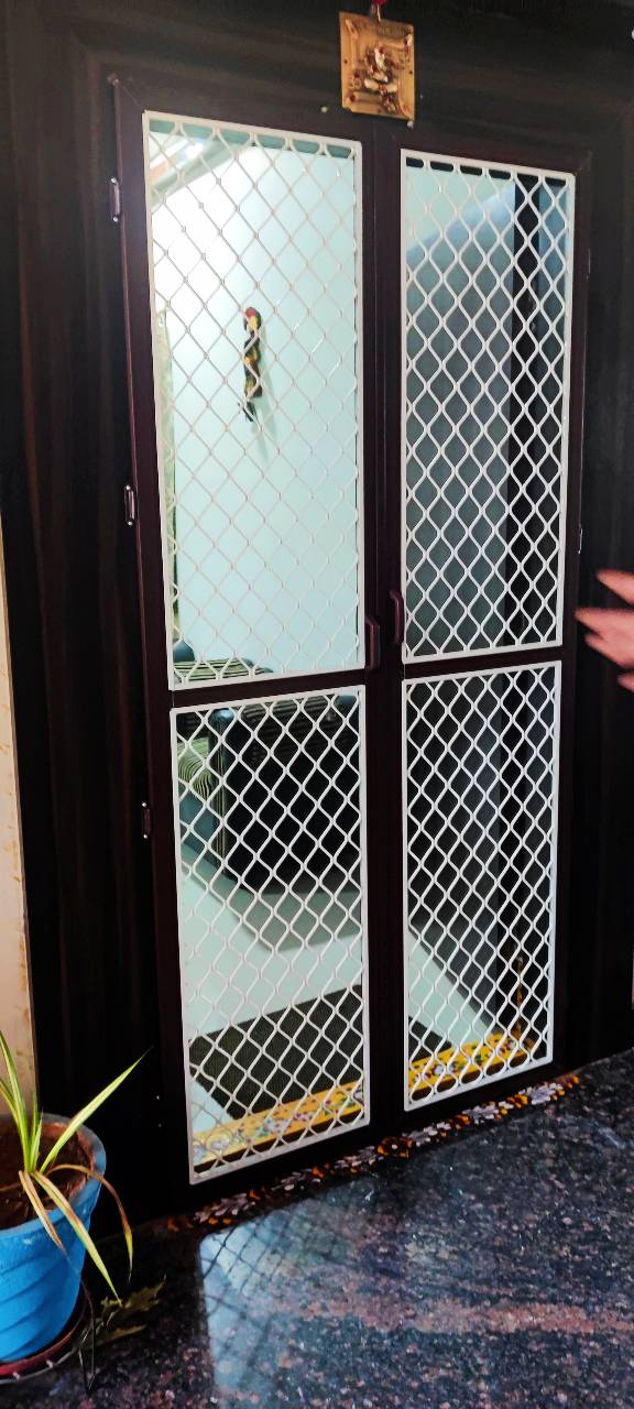 Double Door With Grill