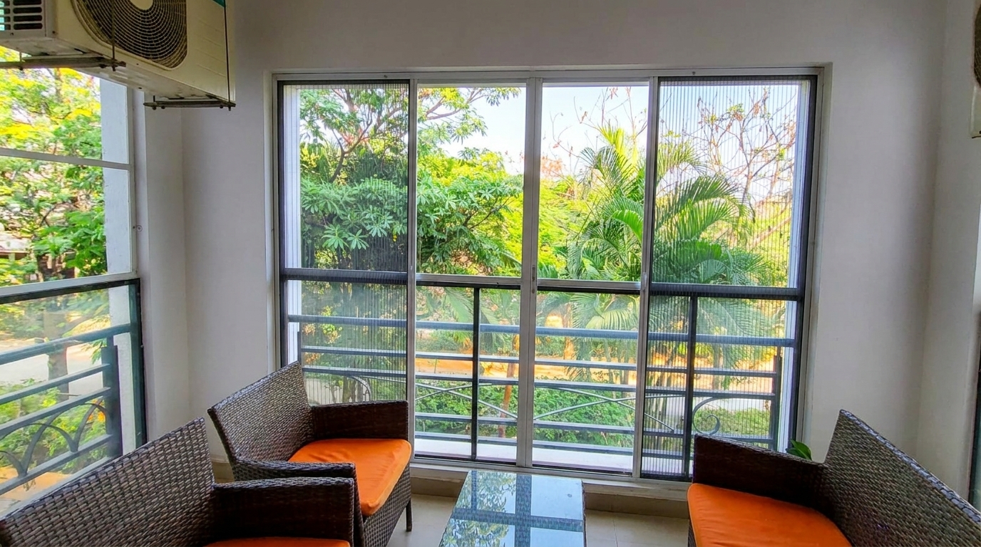 Balcony Mosquito Screen Installation