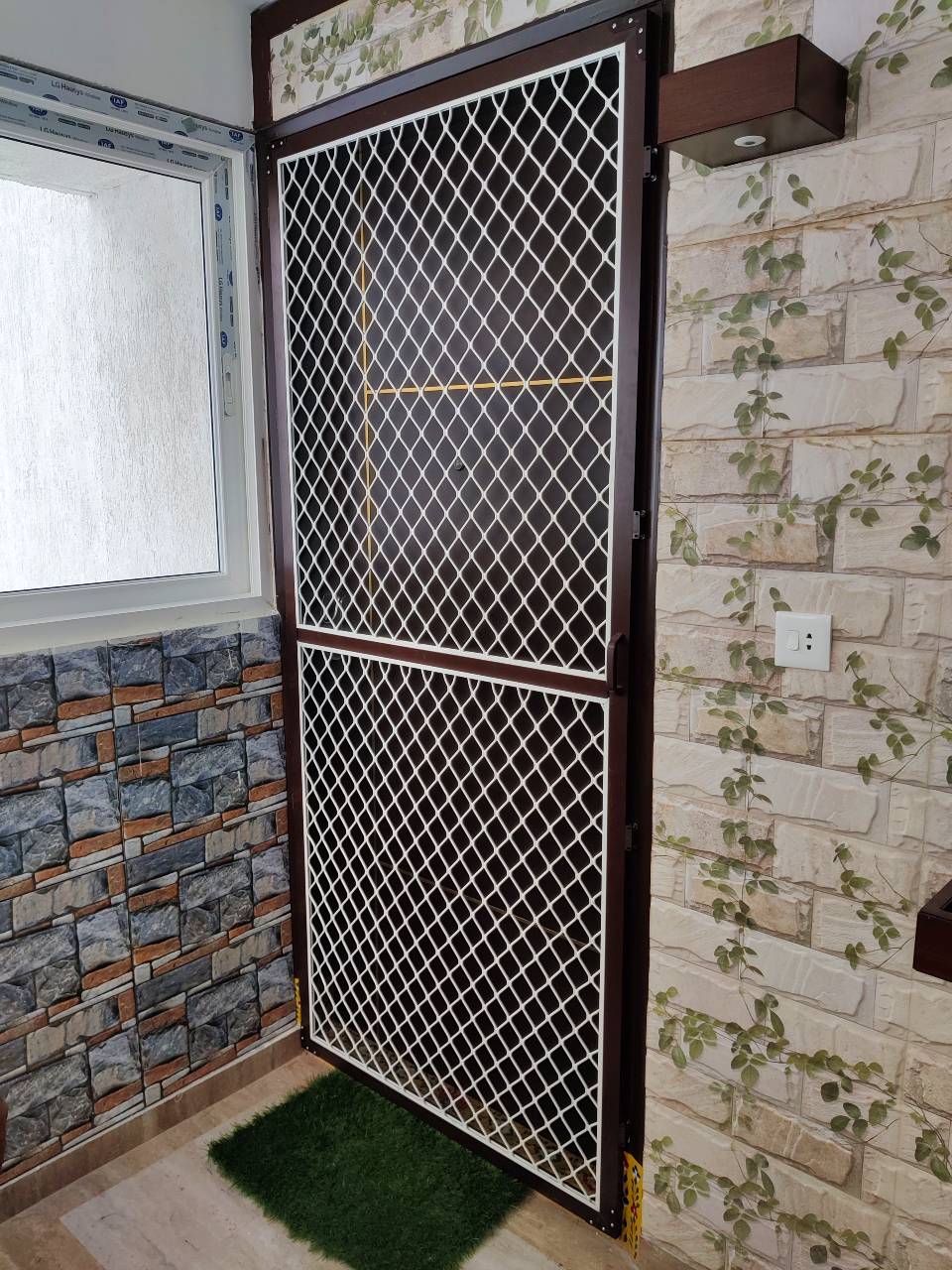Single Door With Grill