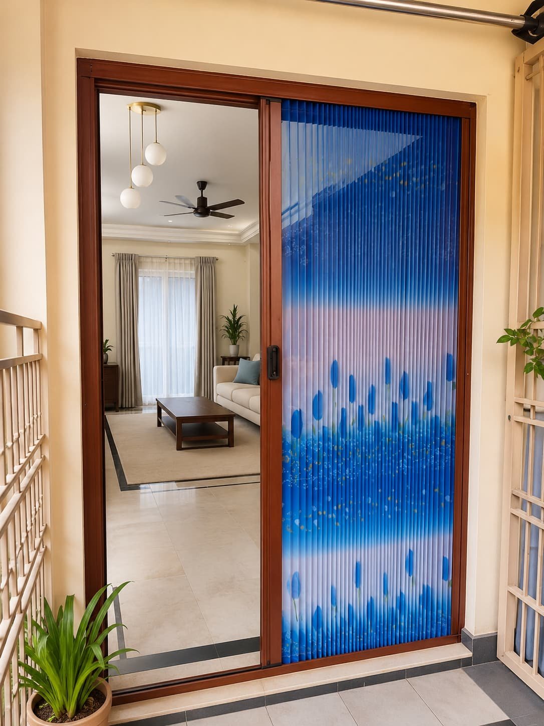 PVC folding door Hyderabad Perfect Screens