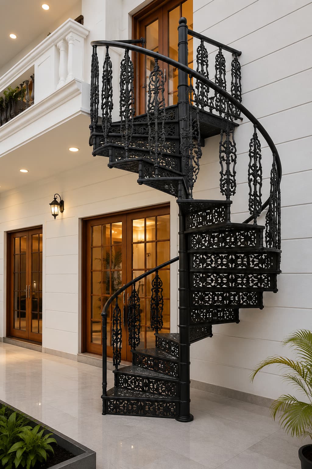 Custom iron staircase and fabrication work in Hyderabad