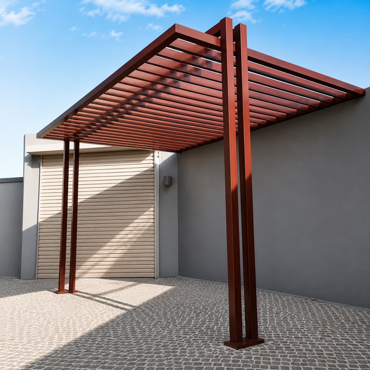 Car porch pergola installation Hyderabad