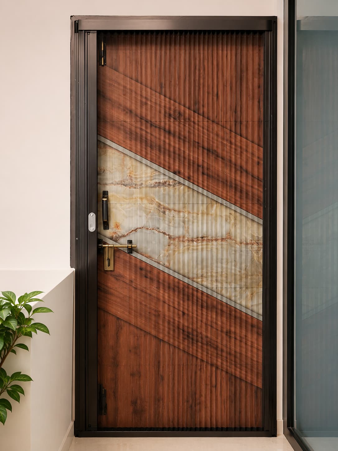 Pleated mosquito net door Hyderabad