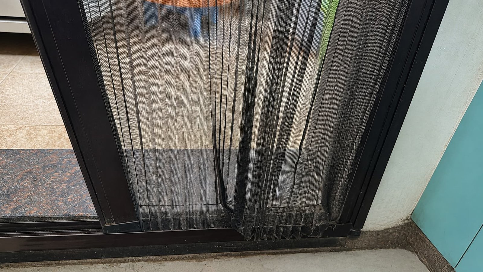 Damaged pleated mosquito mesh repair in Tellapur Hyderabad